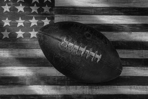 American Football Black And White Photograph by Garry Gay | Fine Art ...