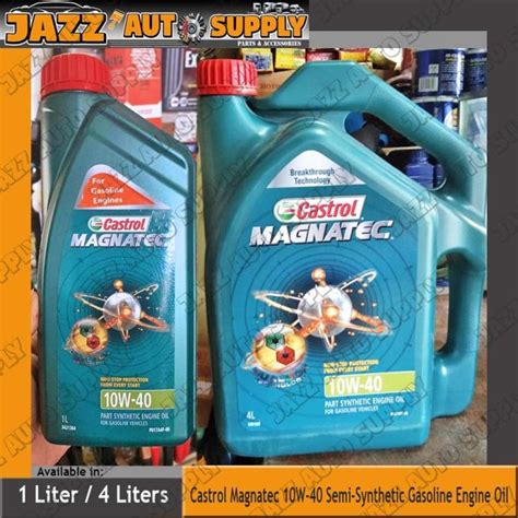 Castrol Magnatec 10W 40 Synthetic Gasoline Engine Oil Lazada PH