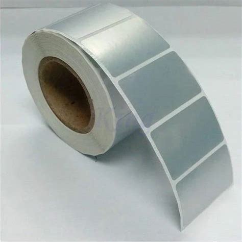 Silver Grey Polyester Plain Label Roll At Rs Roll In Noida Id