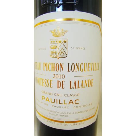 Ch Ch Pichon Longueville Comtesse De Lalande