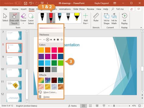 Powerpoint Drawing Tools Customguide