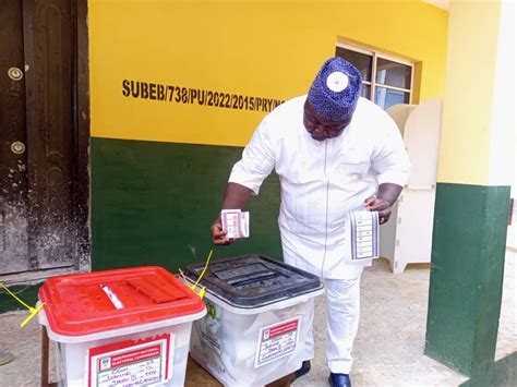 2023 Gov Election Abiodun Adebutu Amid High Turnout Of Voters In Ogun