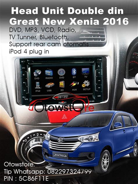 Jual Head Unit Doubledin Great Xenia Grand Avanza 2016 Di Lapak