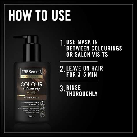 TRESemme Dark Brunette Colour Enhancing Hair Mask Ml Britannia Lk