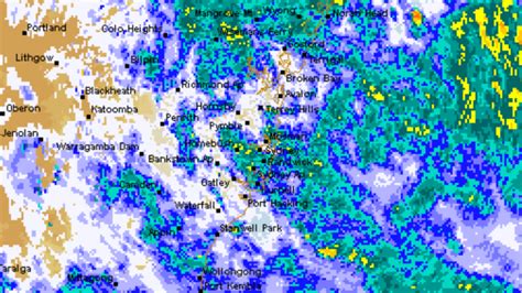 Sydney Weather Radar Bom Warning Issued As East Coast Storm Front