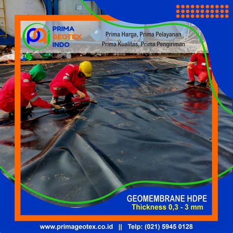 Jual HDPE Geomembrane Smooth Plastik Terpal Kolam Tambak Udang Garam