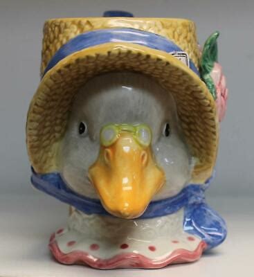 1994 Fitz Floyd Gooseberry Lane Mother Goose Mug Hand Painted EBay