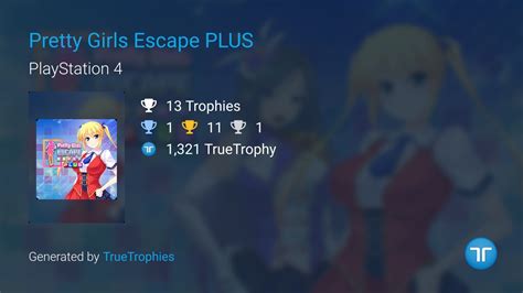 Pretty Girls Escape Plus Ps4 Trophies Truetrophies