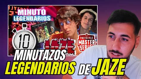 ESPAÑOL reacciona a 10 MINUTAZOS de JAZE Lenteja Rap EL DIOS DEL