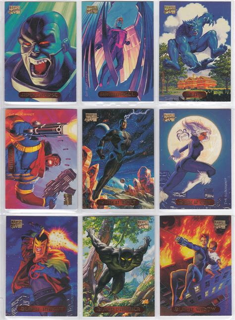 1994 Marvel Masterpieces Cards Value Printable Cards