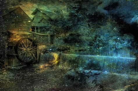 Old Grist Mill Digital Art By Don Weber Fine Art America