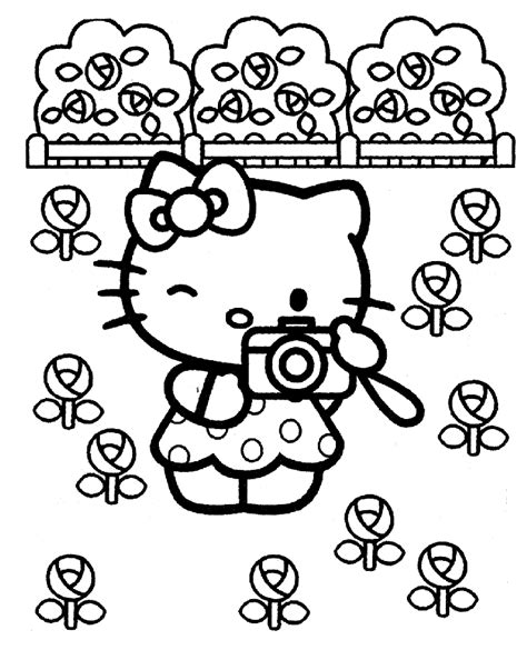 Free Printable Hello Kitty Coloring Pages For Kids