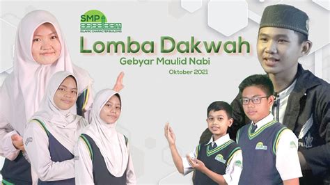 Gebyar Maulid Muhammad Robi Muflih Juara 3 Dakwah Putra Youtube