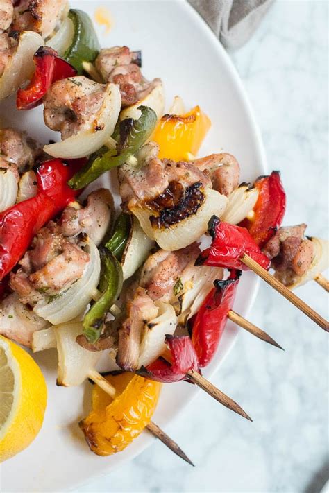 Baked Mediterranean Chicken Kabobs