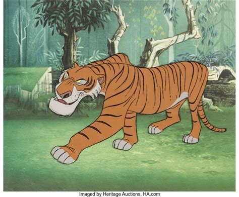 The Jungle Book Shere Khan Production Cel Walt Disney By Walt