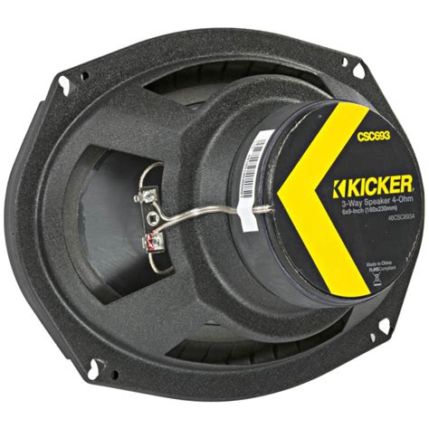 Kicker Cs Series 6x9 46csc6934 150w Rms Coaxial Speakers