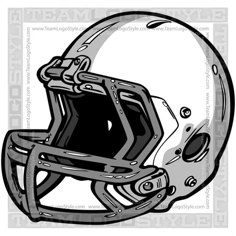 Football Helmet Logo - Vector Clipart Football Helmet