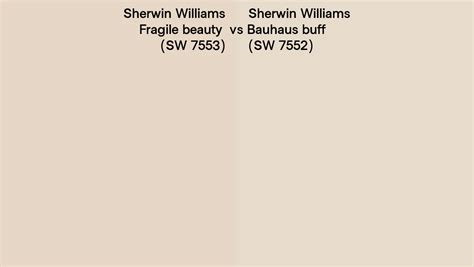 Sherwin Williams Fragile Beauty Vs Bauhaus Buff Side By Side Comparison