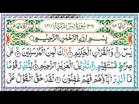 Surah Yasin Yaseen Ep 212 Full With Arabic Beautiful Recitation سورۃ ی