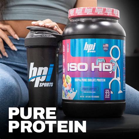 Iso Hd Isolate Protein Muscle Building Protein Bpi Sports