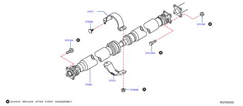 Infiniti M Drive Shaft Ja A Genuine Infiniti Part