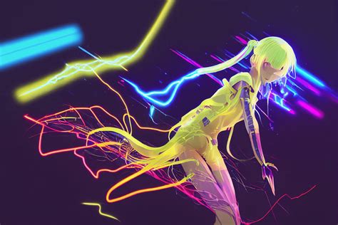 Neon Anime Wallpapers - 4k, HD Neon Anime Backgrounds on WallpaperBat