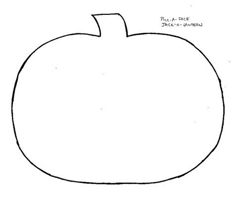 Printable Pumpkin Outline - Coloring Home