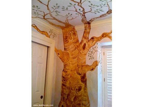 Tree Wall Murals Hand Painted Tree Wall Mural Examples