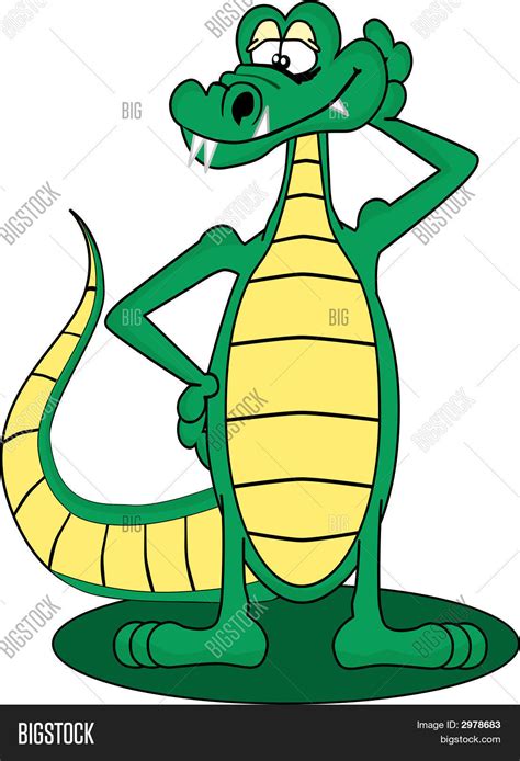 Cartoon Gator Vector & Photo (Free Trial) | Bigstock