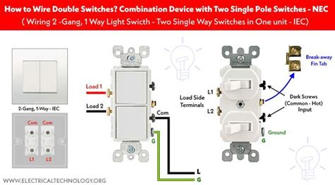 How To Wire A Combination Double Switch