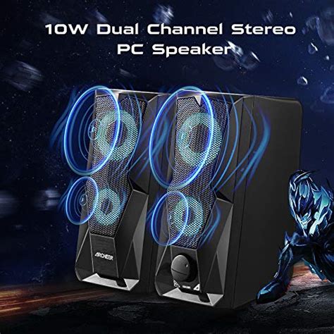 ARCHEER Altavoces PC Gaming GemuPC