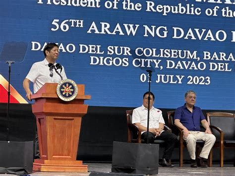 Pia President Marcos Lauds Davao Del Sur Anti Insurgency Campaign