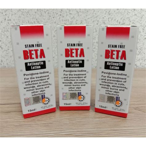 Antiseptic Lotion Beta Ml Shopee Malaysia