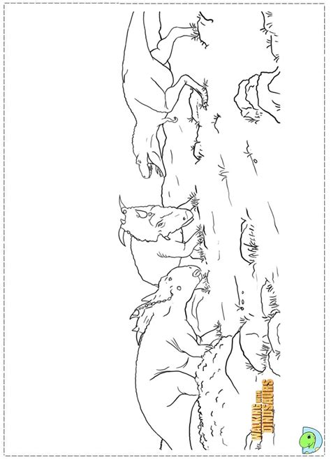 Walking With Dinosaurs Coloring Pages