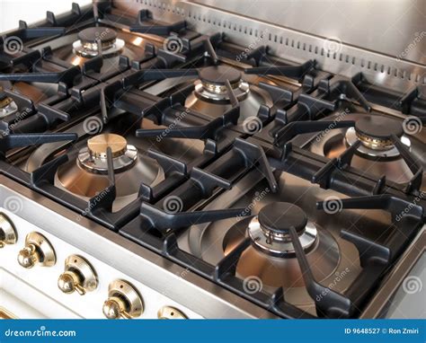 Cooking on a gas stove stock image. Image of energy, chef - 9648527