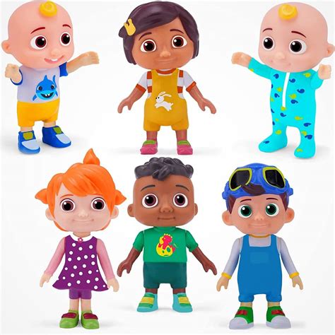 Buy CoComelon Friends and Family Action Figures (6 PCS) - Cocomelon ...