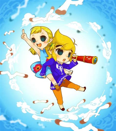 The Legend Of Zelda The Wind Waker Toon Link And Aryll Zelda Wind Waker Fan Art 39496548