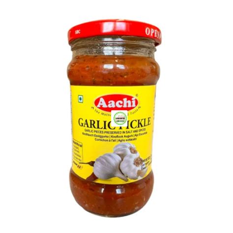 Aachi Garlic Pickle G Sangamitra Bit Grocery