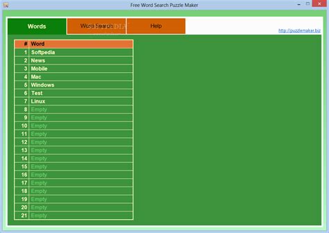 Word Search Puzzle Maker With Answer Key Jawerad