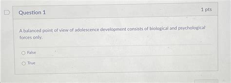 Solved Question 11 PtsA Balanced Point Of View Of Chegg