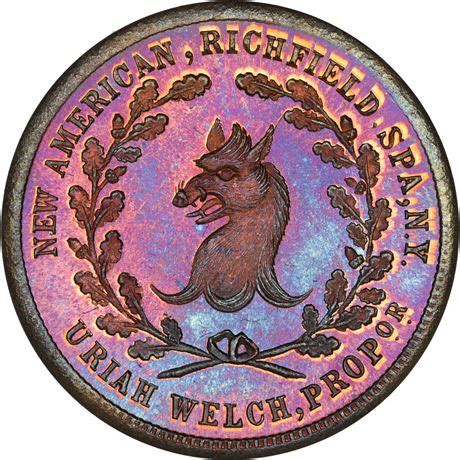 Civilwartokens Miller Ny Ngc Ms Rb Rooster New York