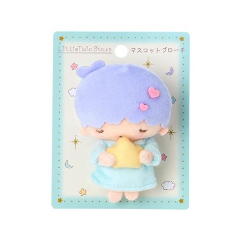 plush brooch kiki  twin stars sanrio frame design meccha japan