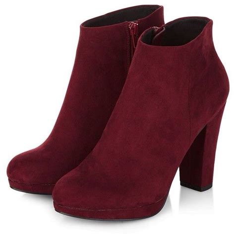 Mon Cheri 💄💋 — Red Suede Ankle Boots Are Adorable Id Love A