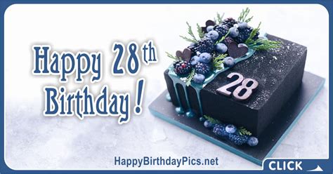 Happy 28th Birthday Cake Images - Foto Kolekcija