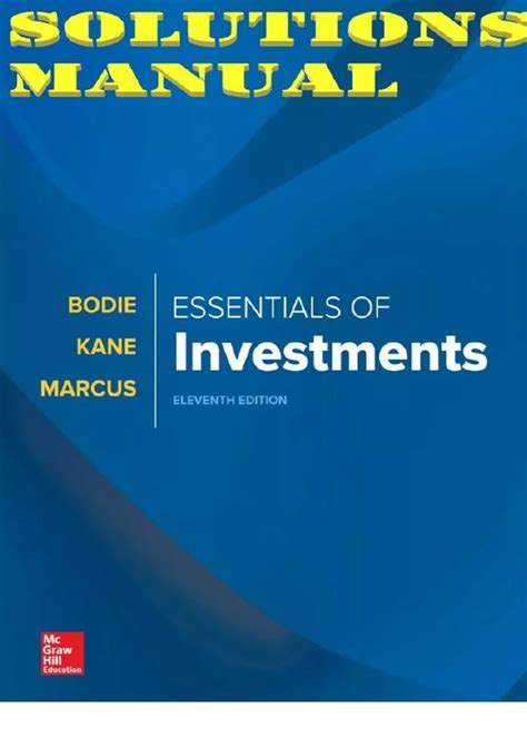 Investments Bodie Kane Marcus 9th 4