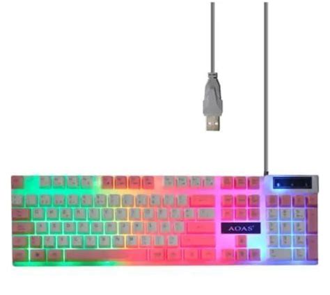 Teclado Y Mouse Iluminados Gamer Distribuidora Torres