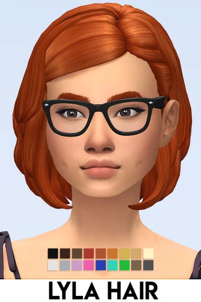 Carol Hair By Vikai Bgc All 18 Ea Swatches Teen El Tumbex Images And