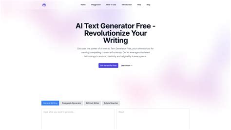 AI Text Generator - Generate High-Quality Content Effortlessly | Creati.ai