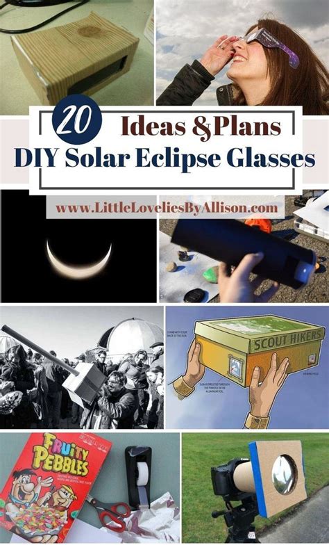 20 DIY Solar Eclipse Glasses For Safe Viewing | Solar eclipse glasses ...