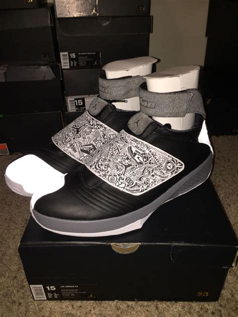 Air Jordan XX (20) Retro Black/ White - Cool Grey - WearTesters